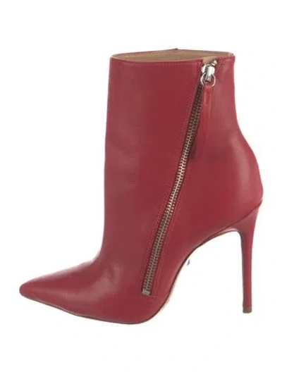 Pre-owned Schutz Leather Boots In Red