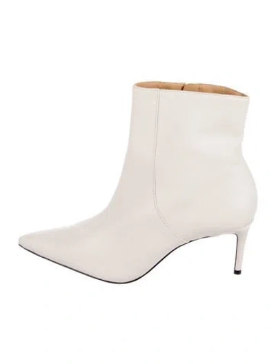 Pre-owned Schutz Leather Boots In White