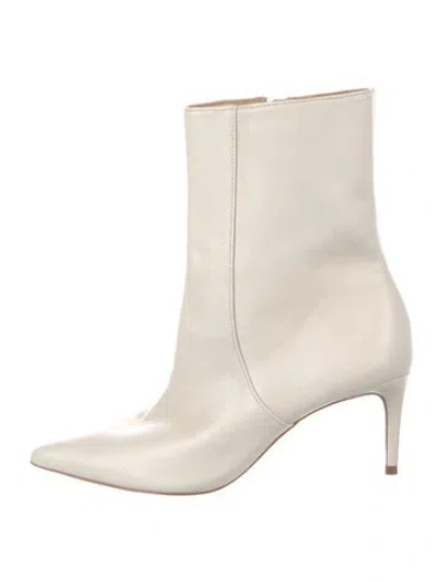 Pre-owned Schutz Leather Boots In White