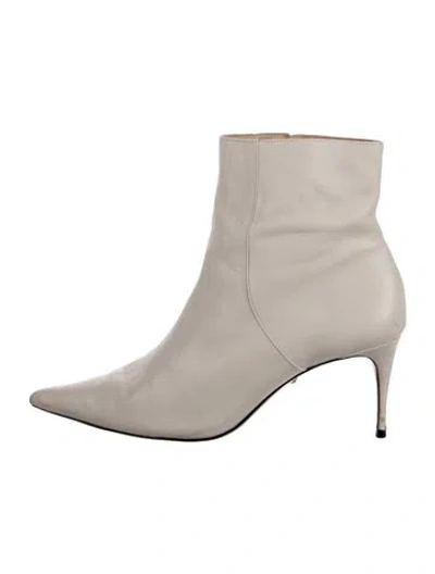 Pre-owned Schutz Leather Boots In White