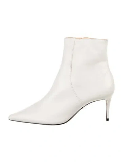 Pre-owned Schutz Leather Boots In White