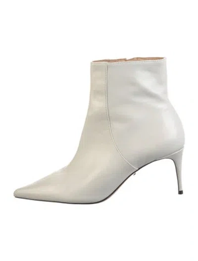 Pre-owned Schutz Leather Boots In White