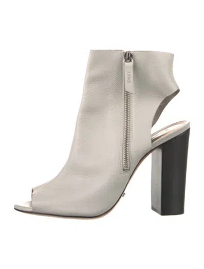 Pre-owned Schutz Leather Boots In White