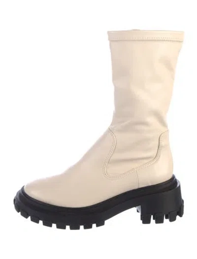 Pre-owned Schutz Leather Boots In White