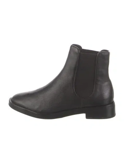 Pre-owned Schutz Leather Chelsea Boots In Black