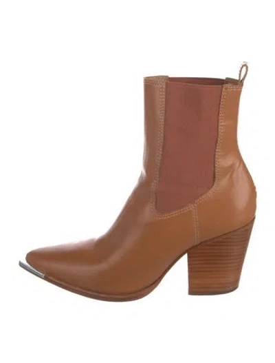 Pre-owned Schutz Leather Chelsea Boots In Multi