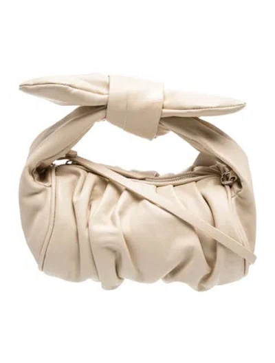 Pre-owned Schutz Leather Crossbody Bag In Neutrals
