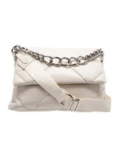 Pre-owned Schutz Leather Crossbody Bag In Neutrals