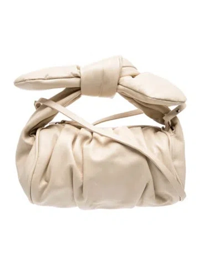 Pre-owned Schutz Leather Crossbody Bag W/ Tags In Neutrals