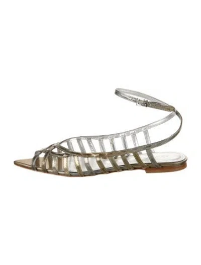 Pre-owned Schutz Leather Flats In Multi