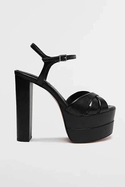 SCHUTZ LEATHER HIGH PLATFORM KEEFA SANDAL IN BLACK, WOMEN'S AT URBAN OUTFITTERS