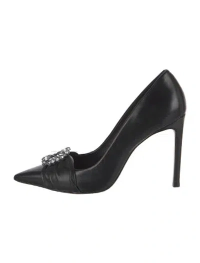 Pre-owned Schutz Leather Pumps In Black