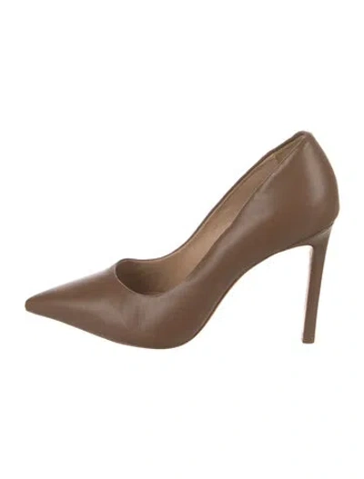 Pre-owned Schutz Leather Pumps In Brown