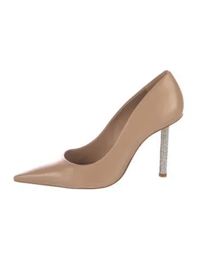 Pre-owned Schutz Leather Pumps In Brown
