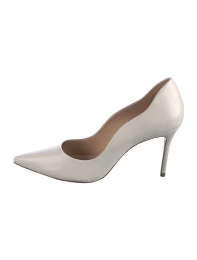 Pre-owned Schutz Leather Pumps In Gray