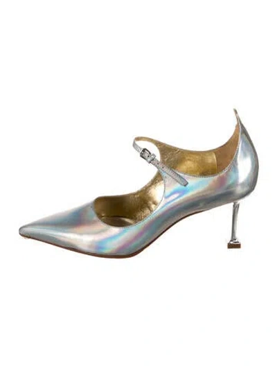 Pre-owned Schutz Leather Pumps In Silver