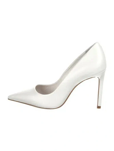 Pre-owned Schutz Leather Pumps In White