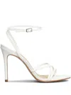 Schutz Sandals In White Leather In White