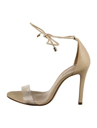 Pre-owned Schutz Leather Sandals In Black