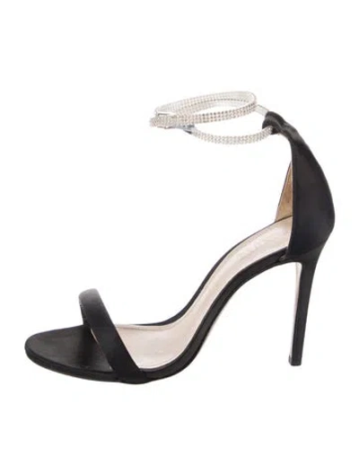 Pre-owned Schutz Leather Sandals In Black
