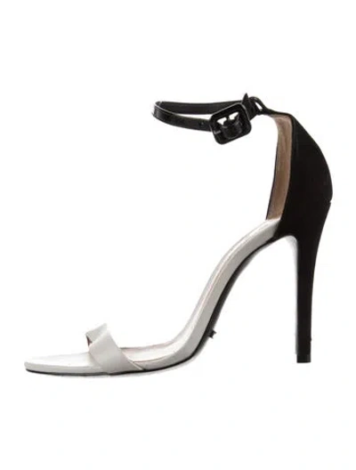 Pre-owned Schutz Leather Sandals In Black