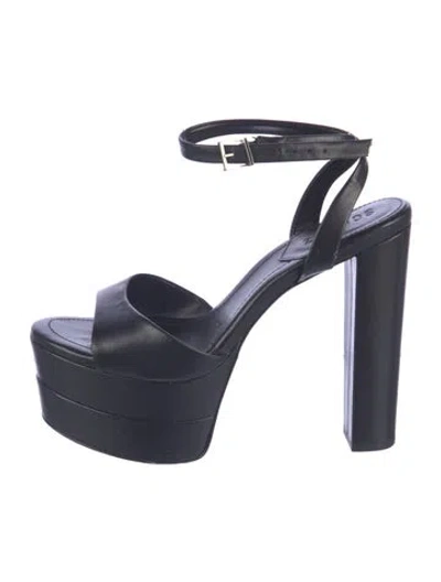 Pre-owned Schutz Leather Sandals In Blue