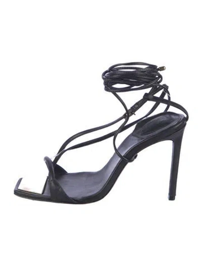 Pre-owned Schutz Leather Sandals In Blue