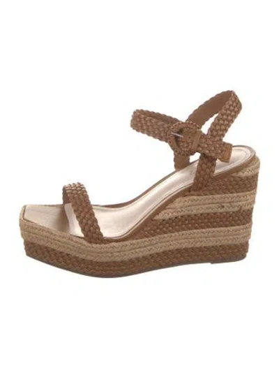 Pre-owned Schutz Leather Sandals In Brown