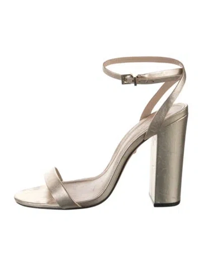 Pre-owned Schutz Leather Sandals In Gold
