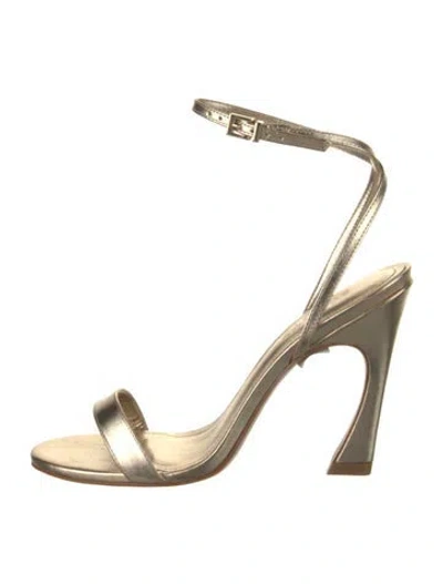 Pre-owned Schutz Leather Sandals In Gold