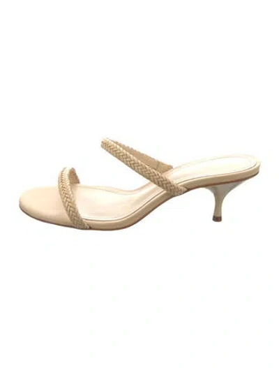 Pre-owned Schutz Leather Sandals In Gold