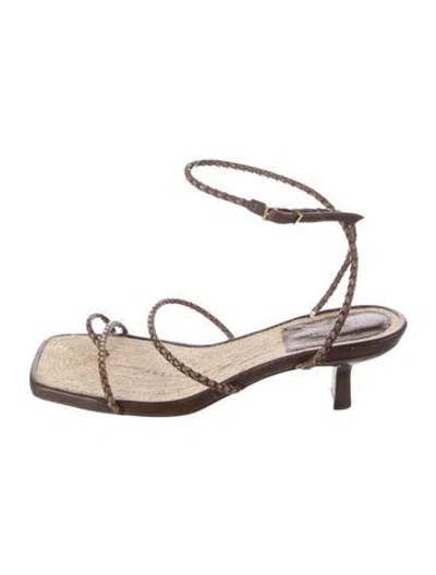 Pre-owned Schutz Leather Sandals In Multicolor