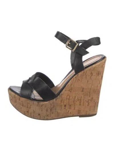 Pre-owned Schutz Leather Sandals In Neutral