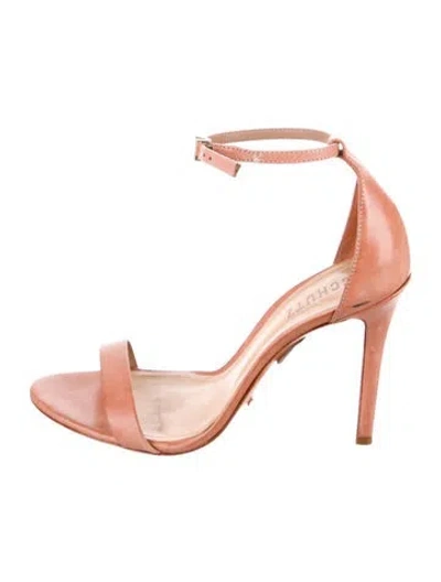 Pre-owned Schutz Leather Sandals In Neutral