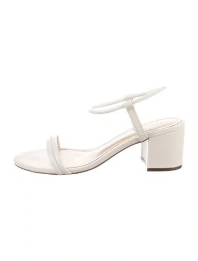 Pre-owned Schutz Leather Sandals In Neutral