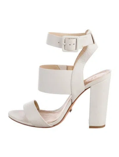 Pre-owned Schutz Leather Sandals In Neutrals