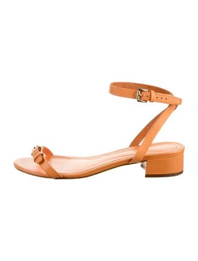 Pre-owned Schutz Leather Sandals In Neutrals
