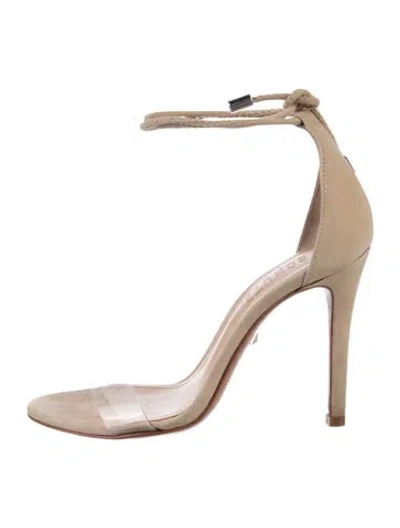 Pre-owned Schutz Leather Sandals In Neutrals