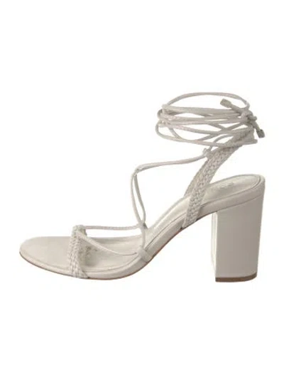 Pre-owned Schutz Leather Sandals In Neutrals