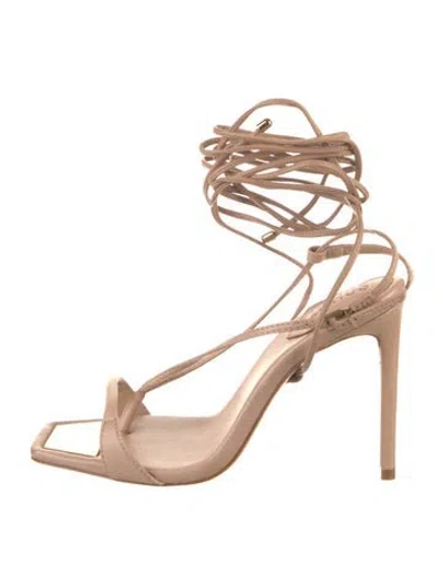Pre-owned Schutz Leather Sandals In Pink