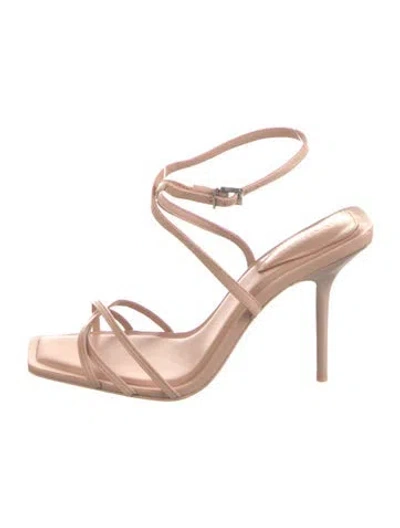 Pre-owned Schutz Leather Sandals In Pink