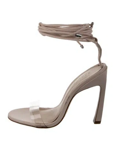 Pre-owned Schutz Leather Sandals In Pink