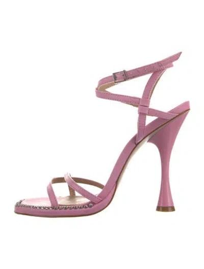 Pre-owned Schutz Leather Sandals In Pink