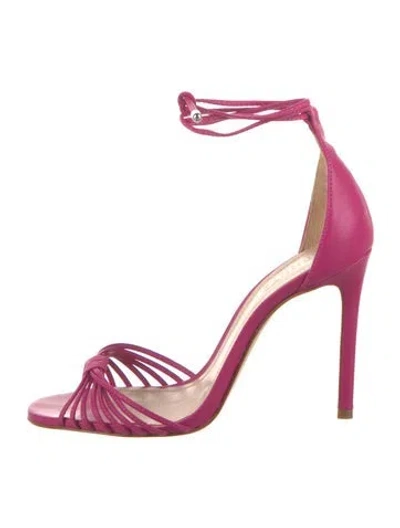 Pre-owned Schutz Leather Sandals W/ Tags In Pink