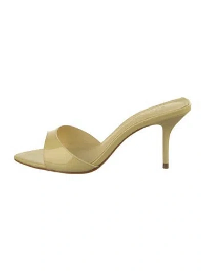 Pre-owned Schutz Leather Sandals In Yellow