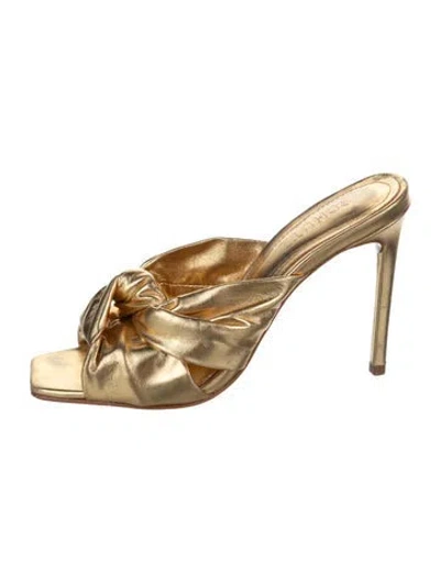 Pre-owned Schutz Leather Slides