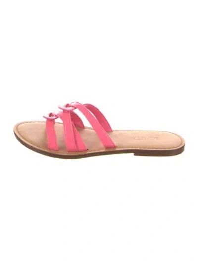 Pre-owned Schutz Leather Slides In Orange
