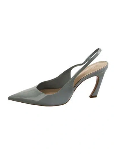 Pre-owned Schutz Leather Slingback Pumps In Multi