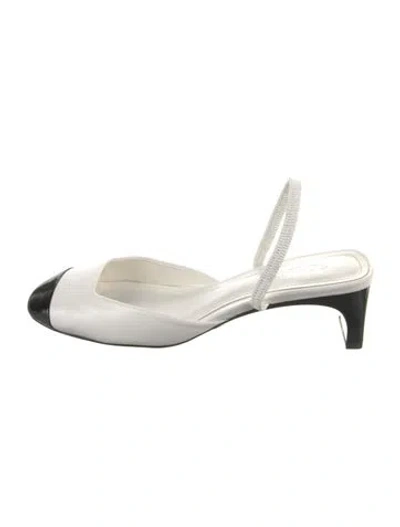 Pre-owned Schutz Leather Slingback Pumps In Multi