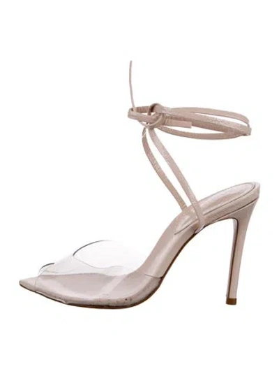 Pre-owned Schutz Leather Slingback Pumps In Neutral